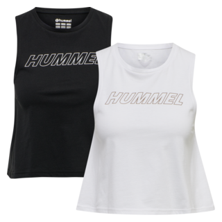 hmlTE CALI 2-PACK CROP COT TANKTOP