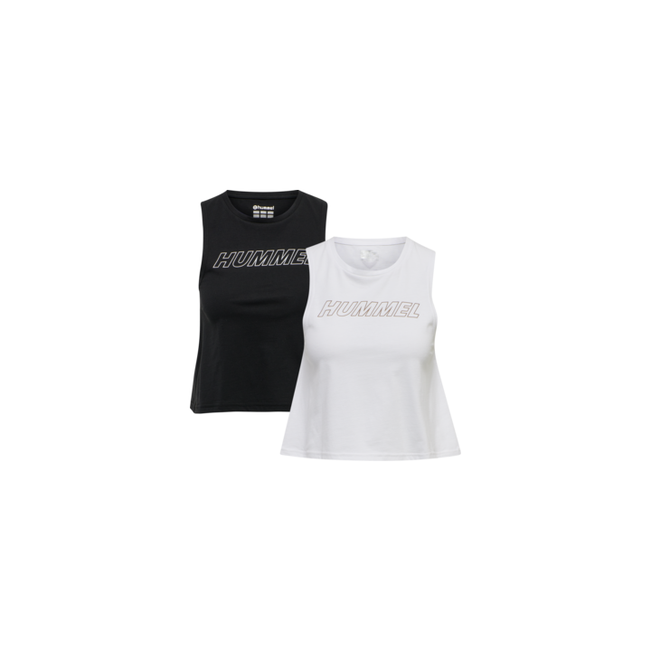 hmlTE CALI 2-PACK CROP COT TANKTOP