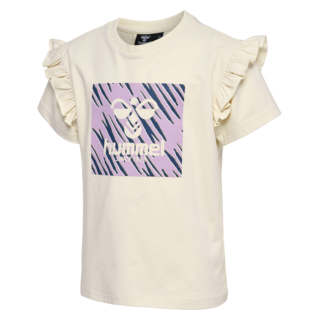 hmlFLOWY RUFFLE T-SHIRT S/S